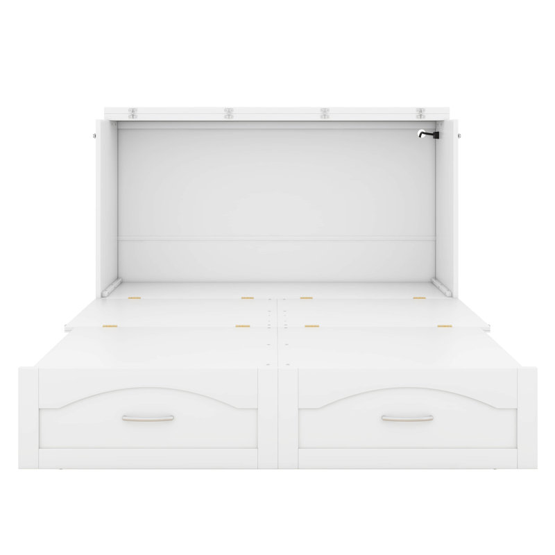 Red Barrel Studio® Umi Full Size Murphy Bed Wall Bed with Drawer Wayfair Canada